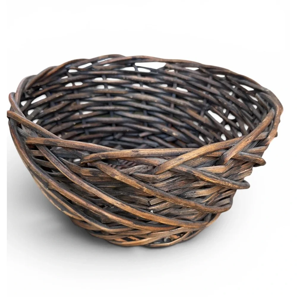 Woven Heart vintage walnut